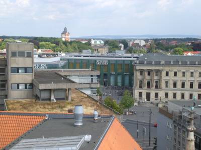 Blick vom Rathausturm nach Osten