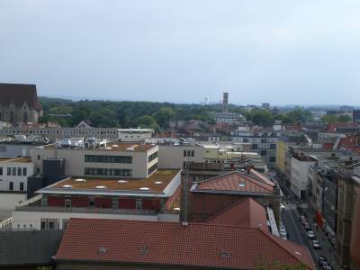 Blick vom Rathausturm nach Sden