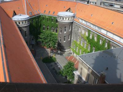 Blick in den Rathausinnenhof